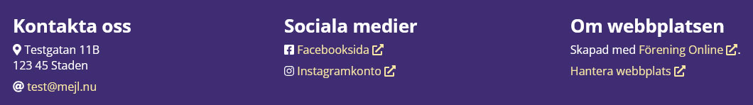 Sidfot, exempel