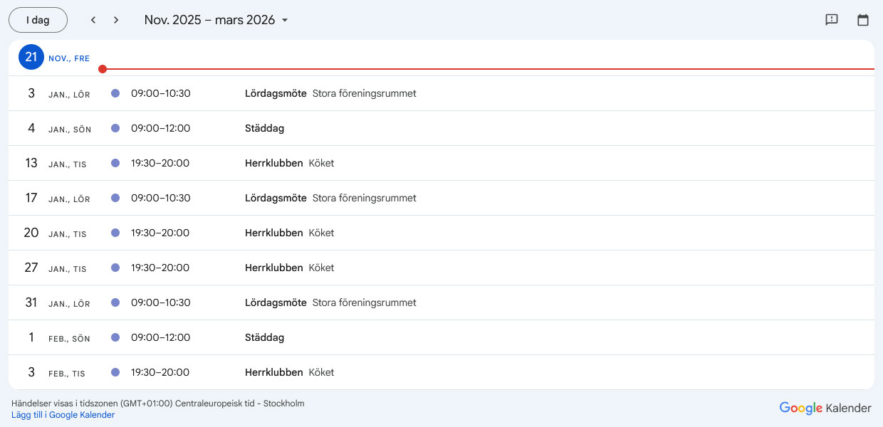 Stor Googlekalender